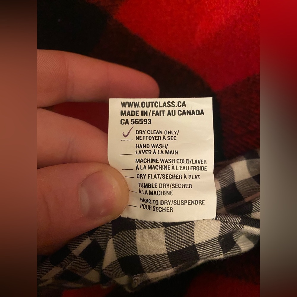 SOLD Outclass Plaid Wool and Leather Coat - Picture 5 of 11